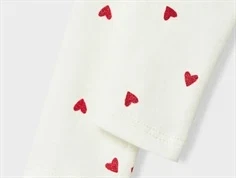 Name It leggings cloud dancer med hjerteprint